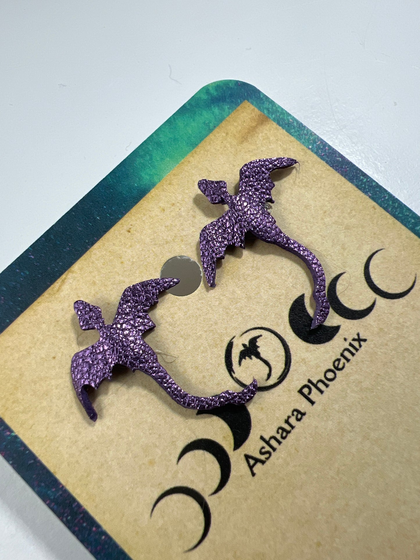 Nova Sparks Cosmic Dragon Stud Earrings