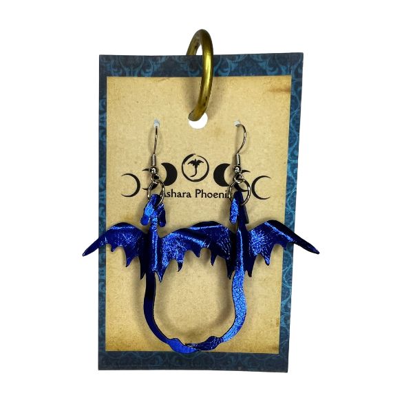 Air Elemental Dragon Earrings