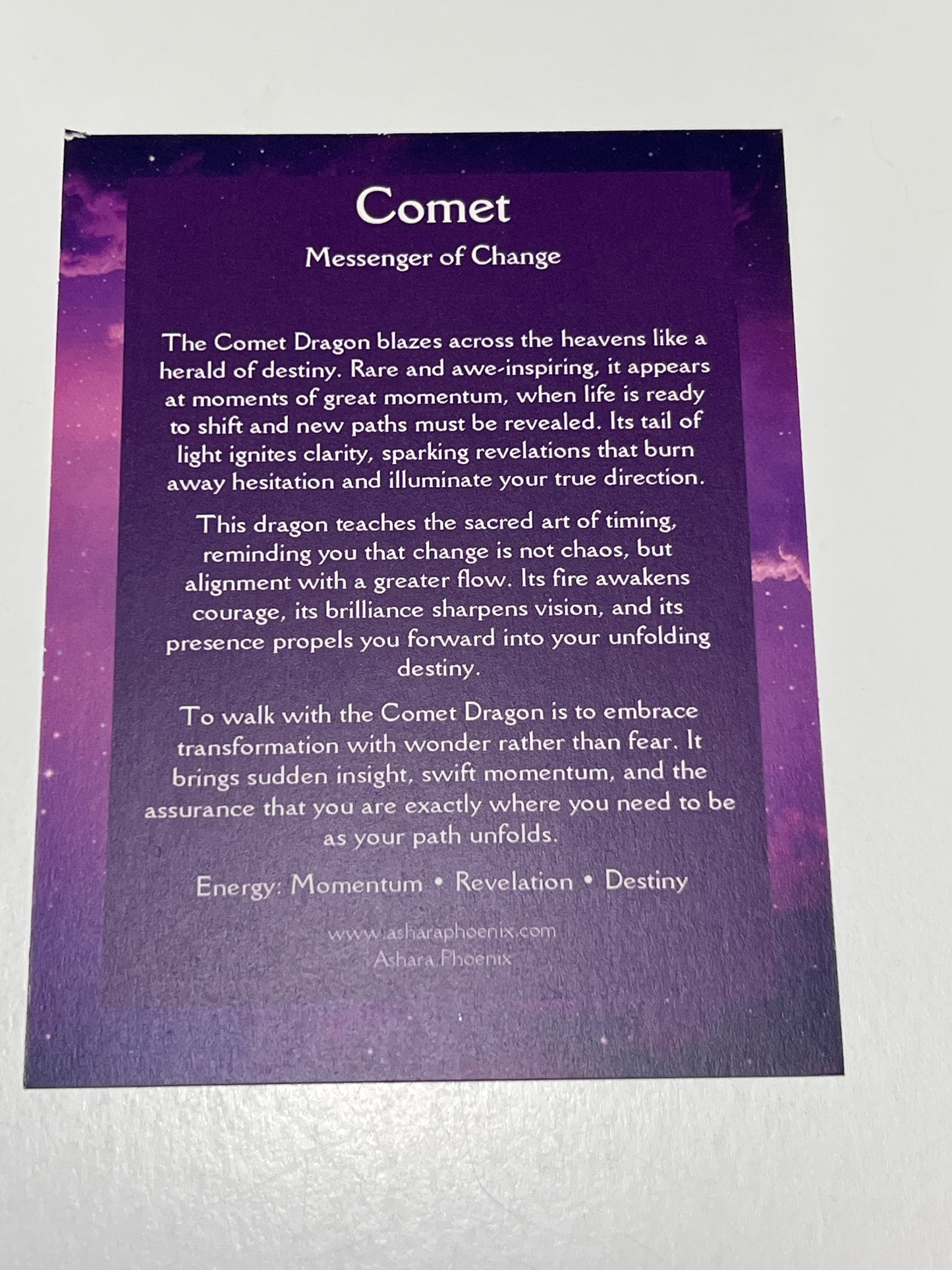 True Sight — Comet Dragon Car Charm