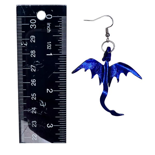 Air Elemental Dragon Earrings