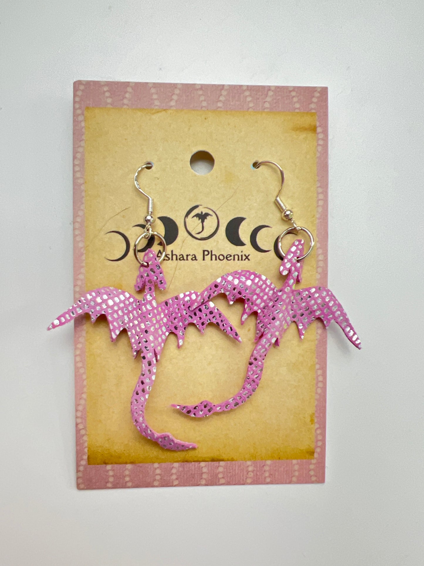 Starblush Pink Celestial Dragon Earrings