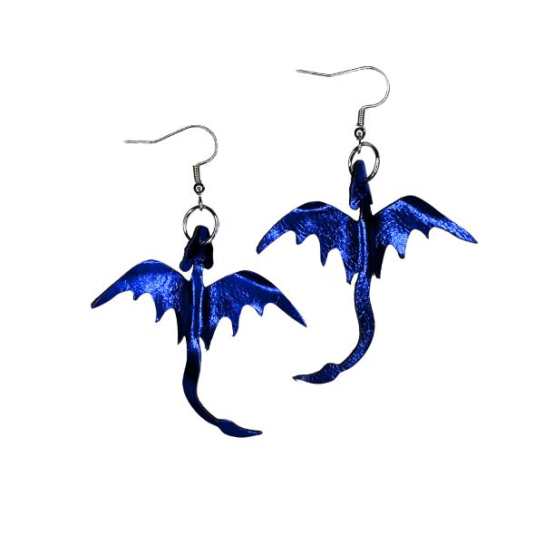 Air Elemental Dragon Earrings