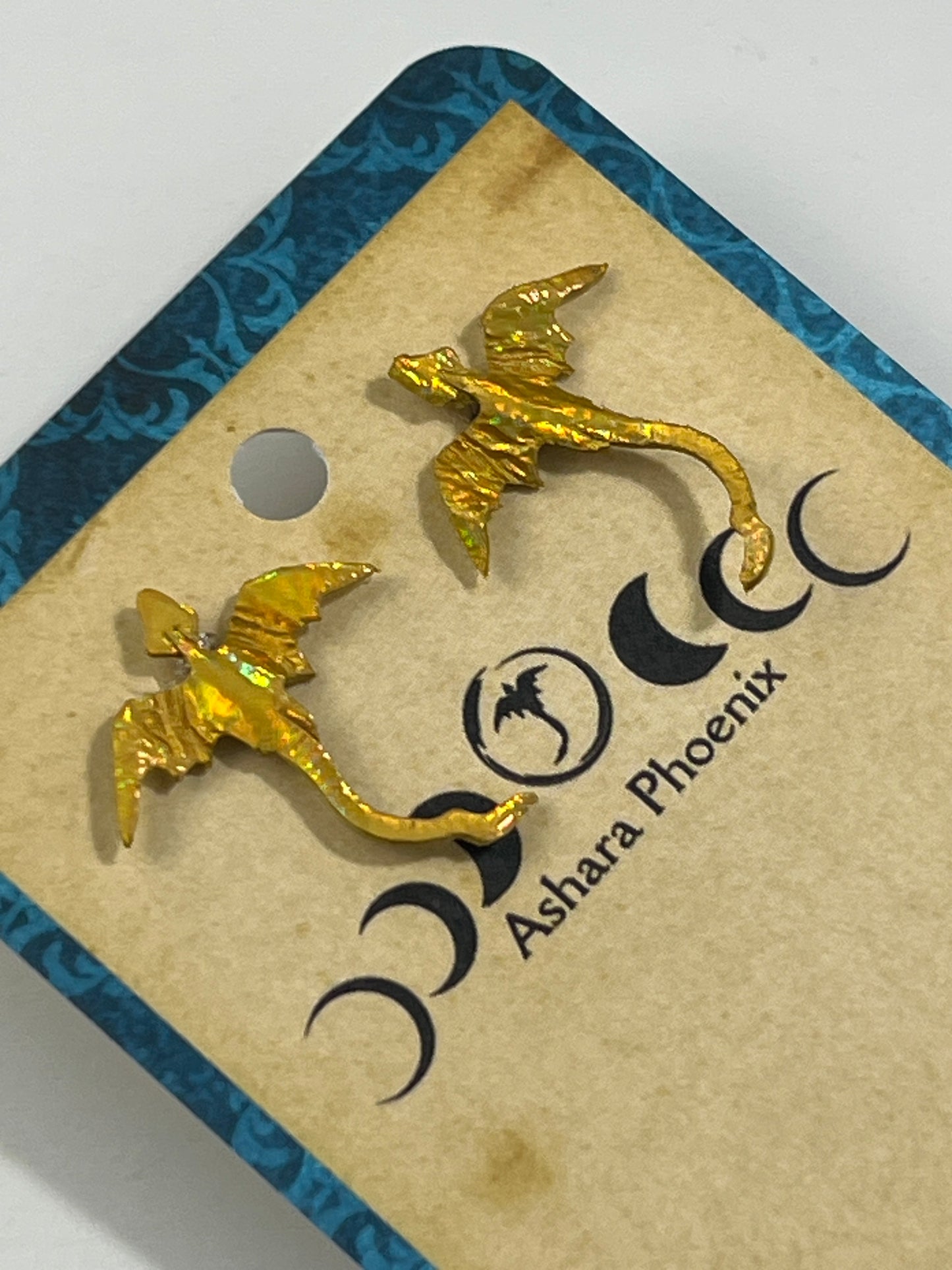 Sunwing Air Dragon Stud Earrings