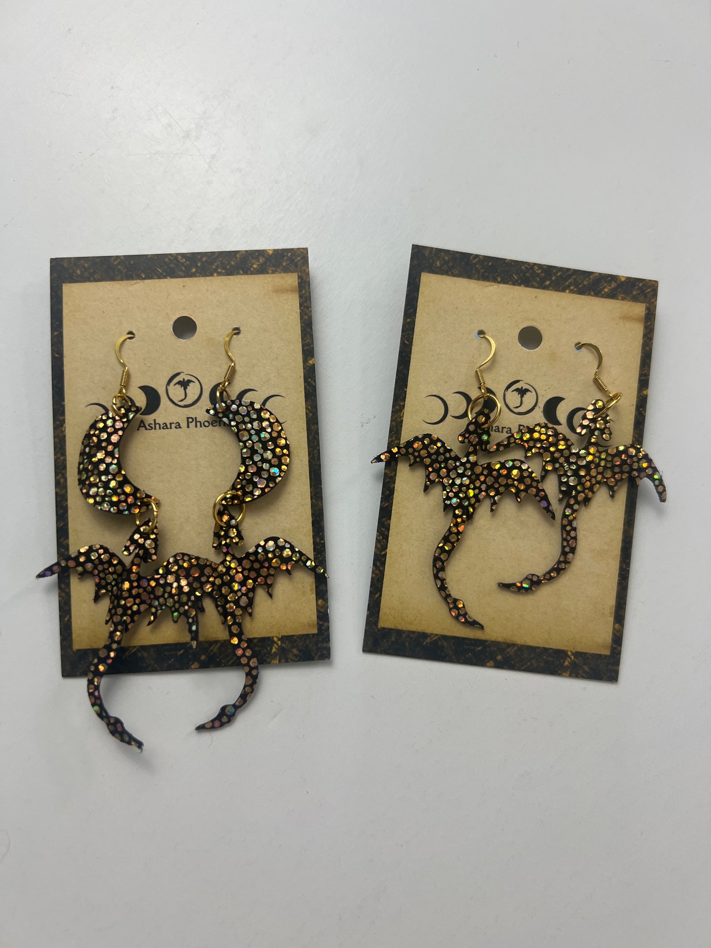 Egyptian Standstorm Dragon Earrings