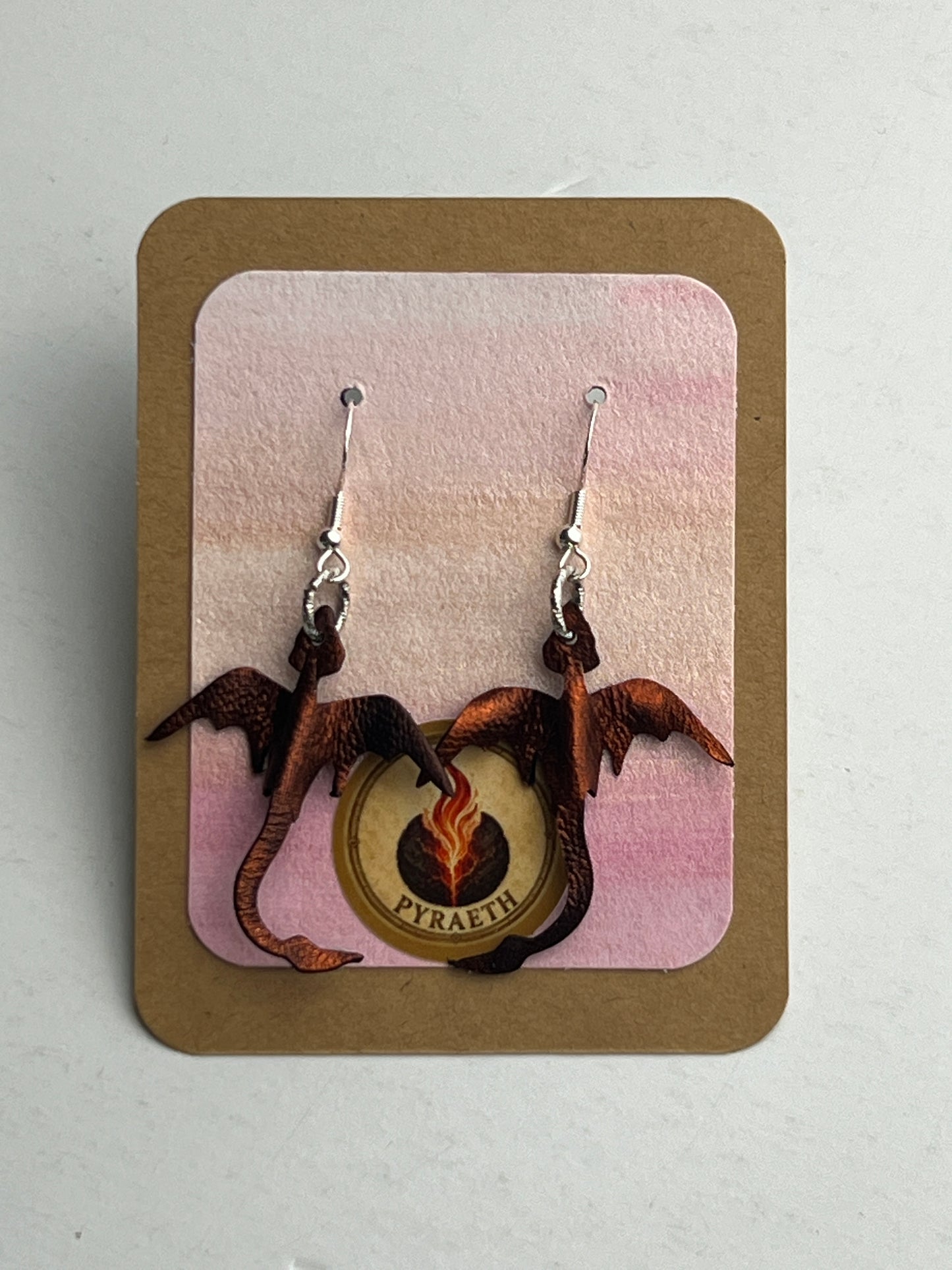 Banked Ember Mini Dragon Earrings