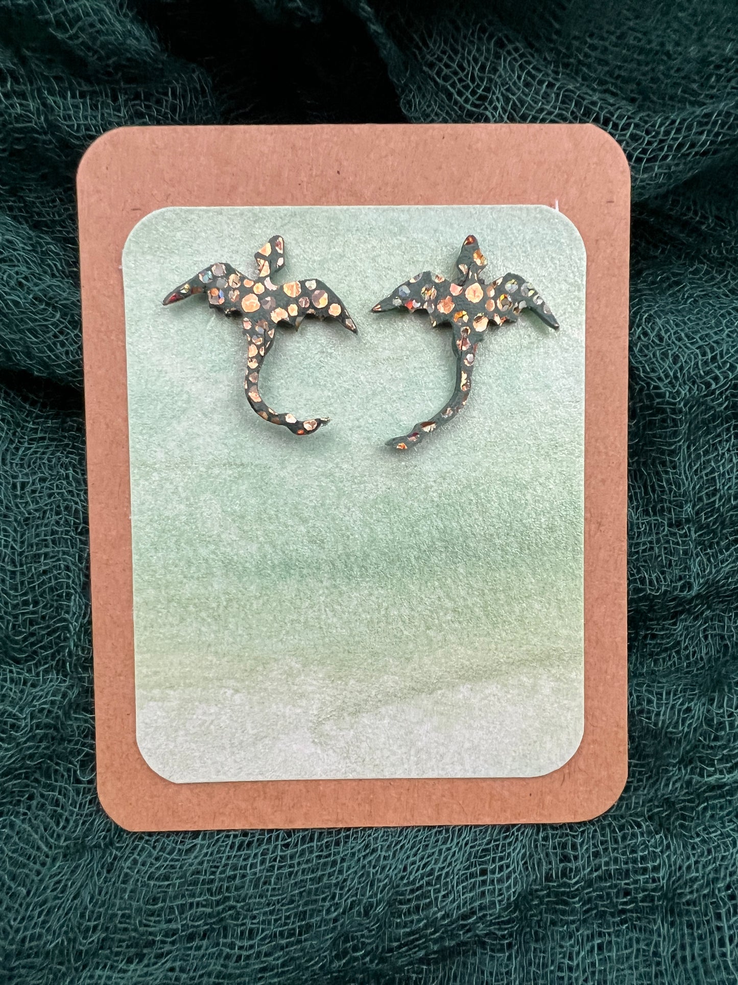 Sunset Waves Dragon Stud Earrings | Mirelen Drift