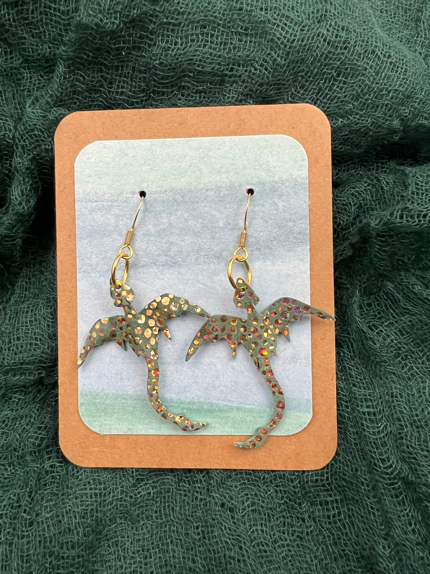 Sunset Waves Mini Dragon Earrings | Mirelen Drift