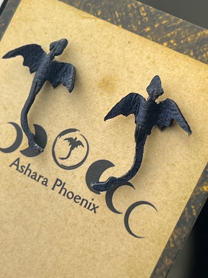 Bluebriar Earth Dragon Stud Earrings