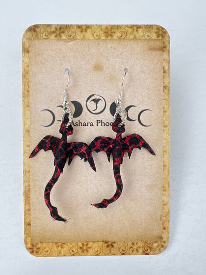 Veiled Radiance Mini Golden Dragon Earrings | Subtle Light, Grounded Power