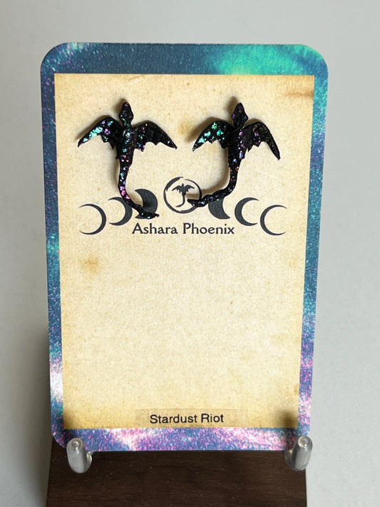 Stardust Riot Dragon Stud Earrings