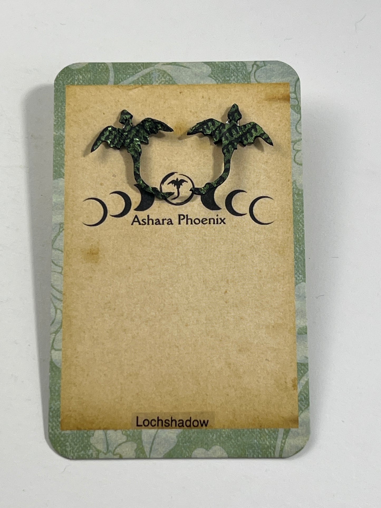 Lochshadow Water Dragon Stud Earrings