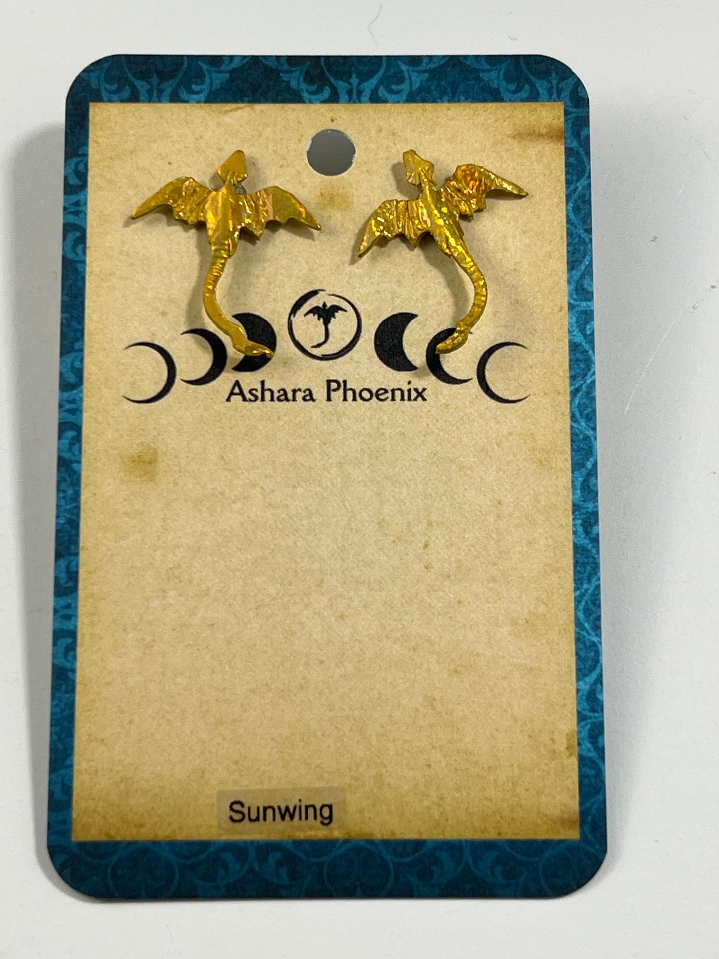 Sunwing Air Dragon Stud Earrings
