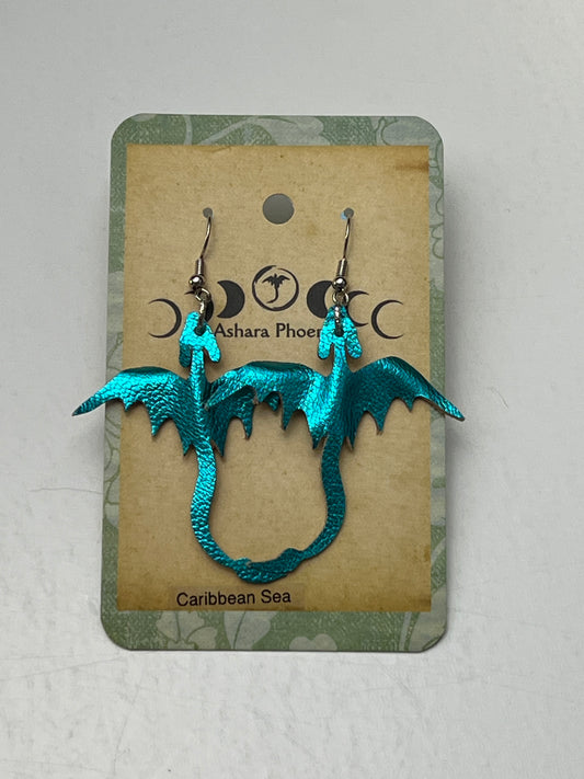 Caribbean Sea Dragon Earrings