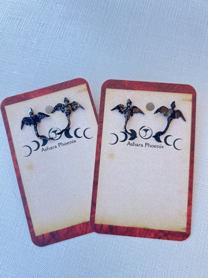 Nightforge Dragon Stud Earrings