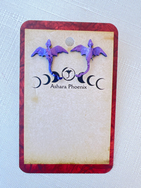 Cinderviel Dragon Stud Earrings