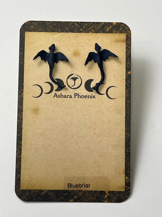 Bluebriar Earth Dragon Stud Earrings