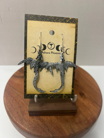 Stone Born Dragon Earrings