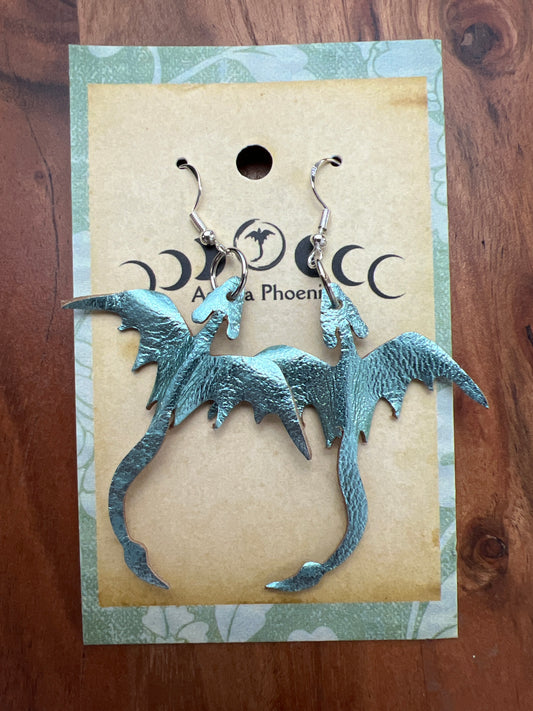 Starwater Scales Dragon Earrings