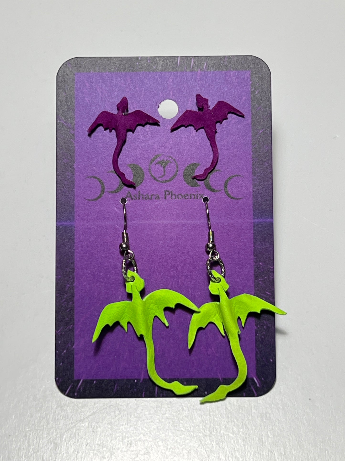 Radiant Divide Mini and Stud Combo Dragon Earrings
