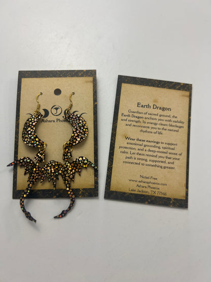 Egyptian Standstorm Dragon Earrings