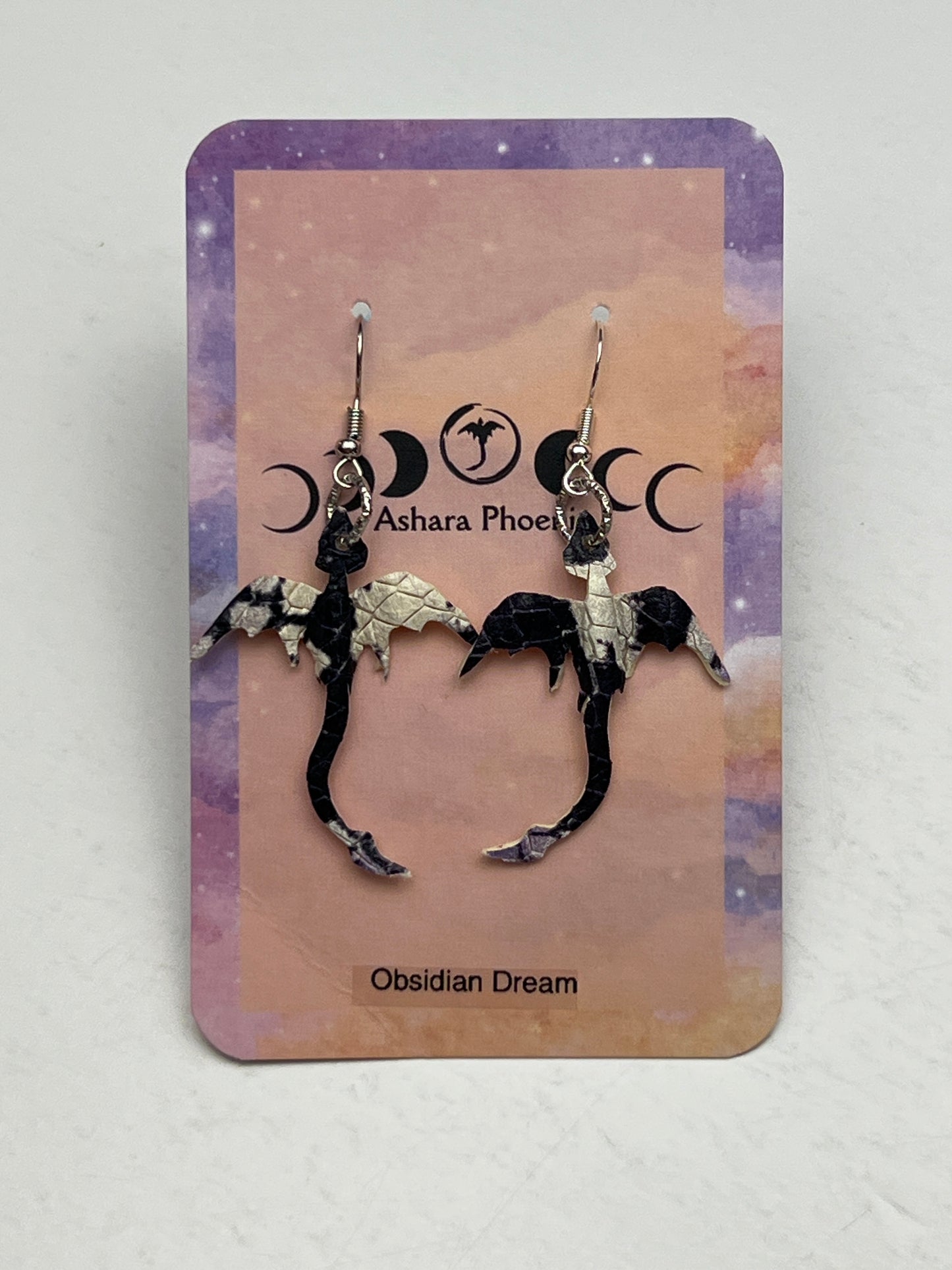 Obsidian Dream - Dream Dragon Mini Earrings