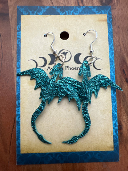 Sky Drift Dragon Earrings