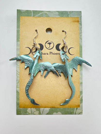Starwater Scales Dragon Earrings