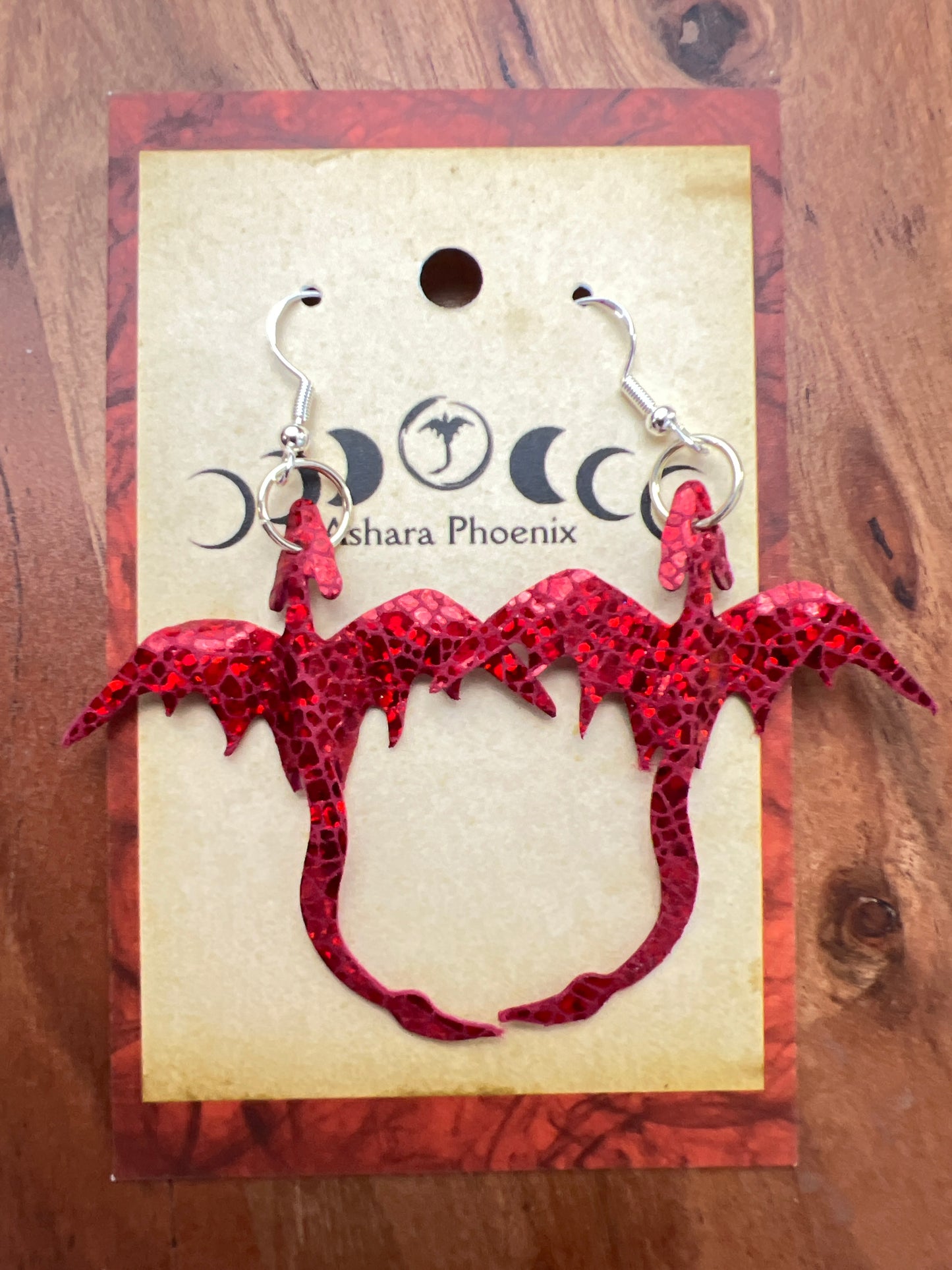 Fire Flare Fire Dragon Earrings