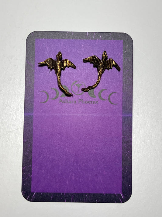 Danu Dragon Stud Earrings