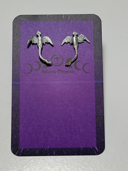 Lumaryn Dragon Stud Earrings