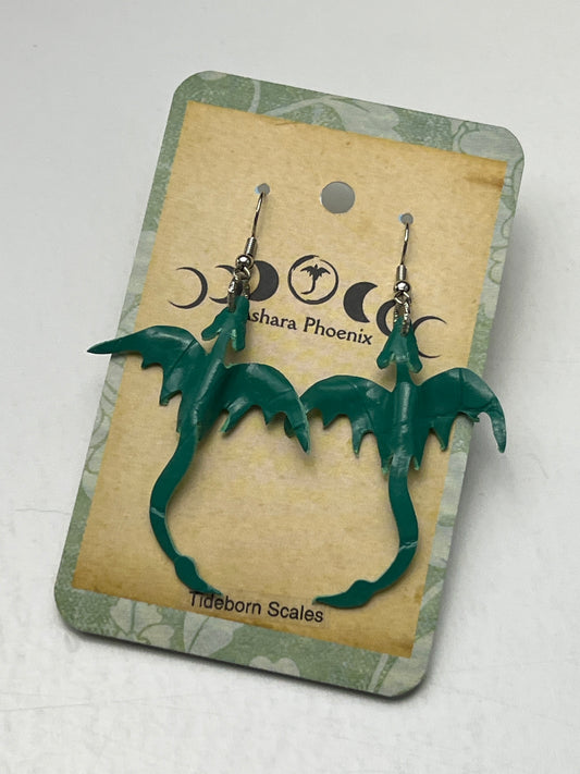 Tideborn Scales Dragon Earrings