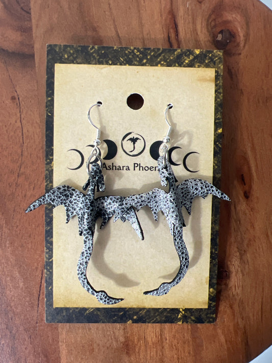Stone Born Dragon Earrings