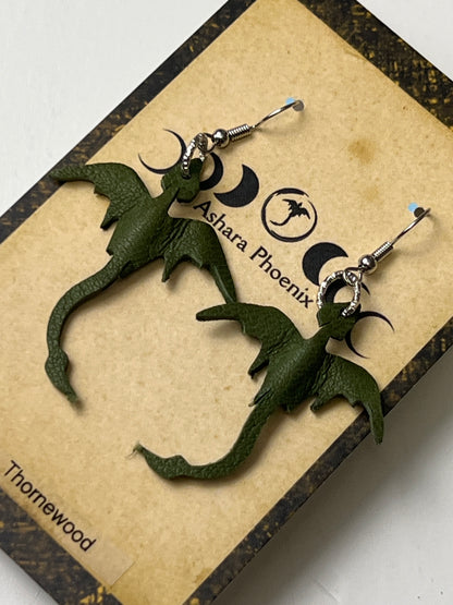 Thornewood Earth Mini Dragon Earrings