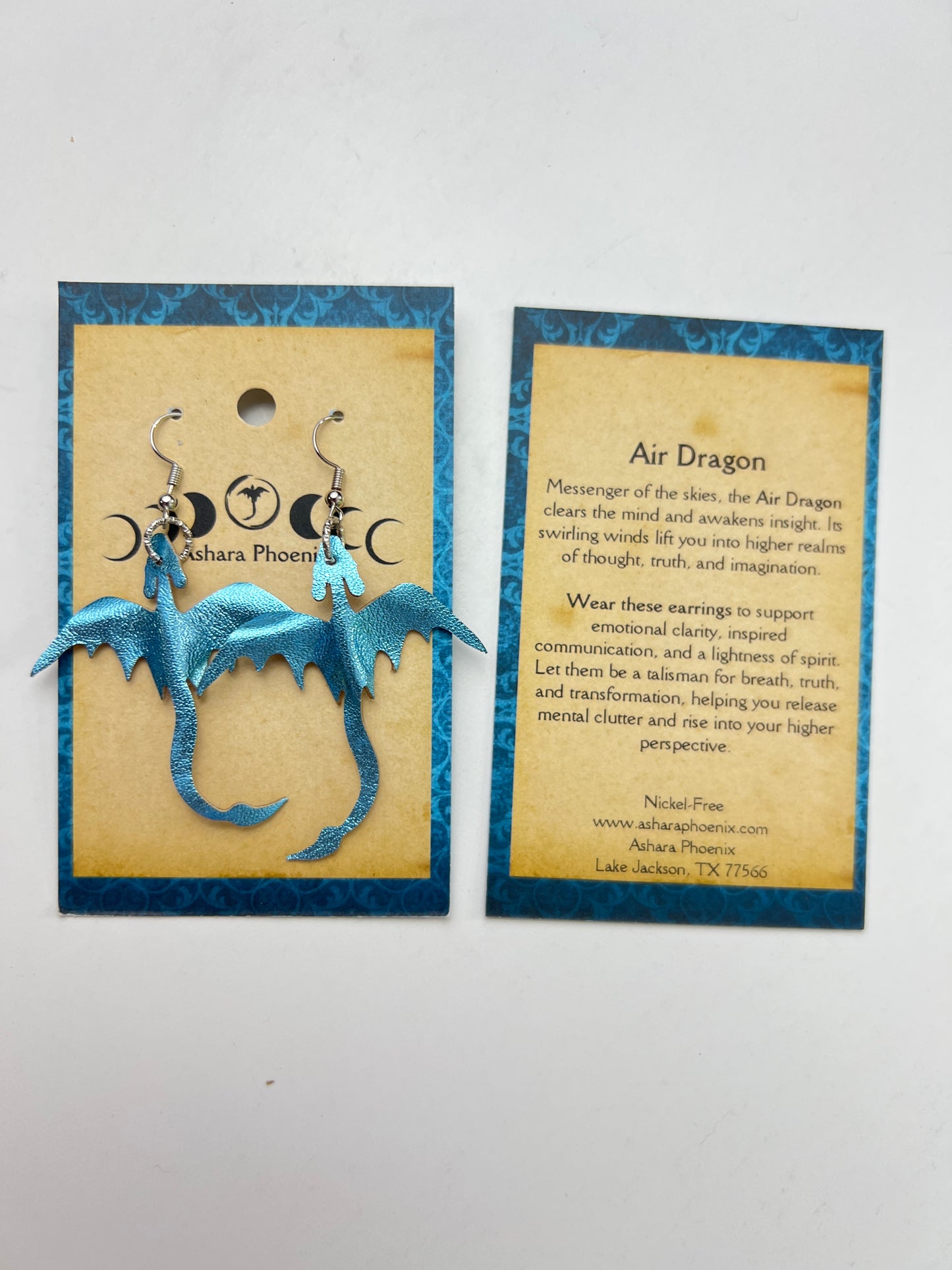 Cloud Spire Dragon Earrings