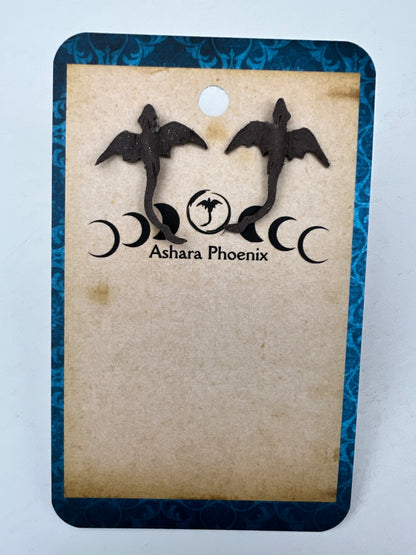 Stormlight Air Dragon Stud Earrings