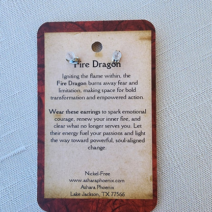 Nightforge Dragon Stud Earrings