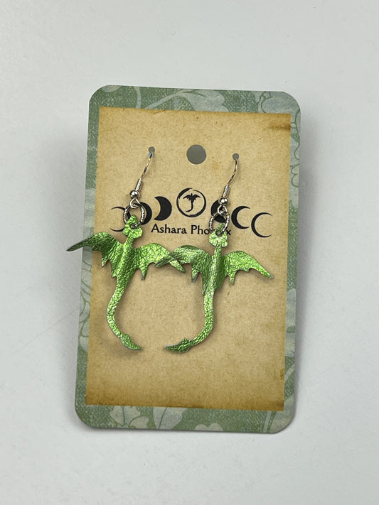 Riveglow Mini Dragon Earrings