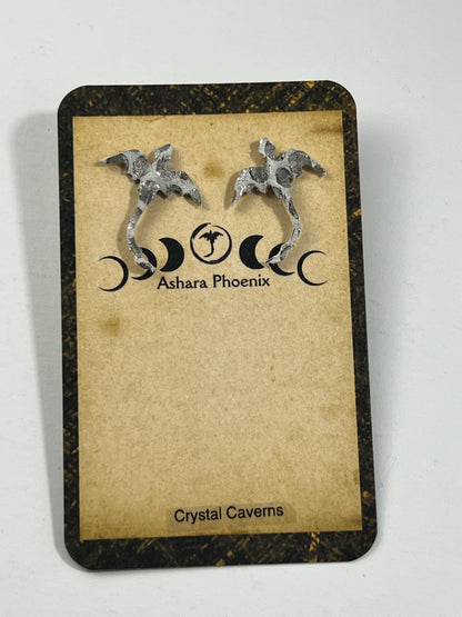 Crystal Caverns Earth Dragon Stud Earrings