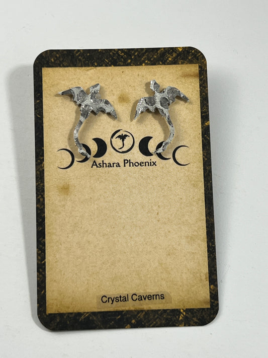Crystal Caverns Earth Dragon Stud Earrings