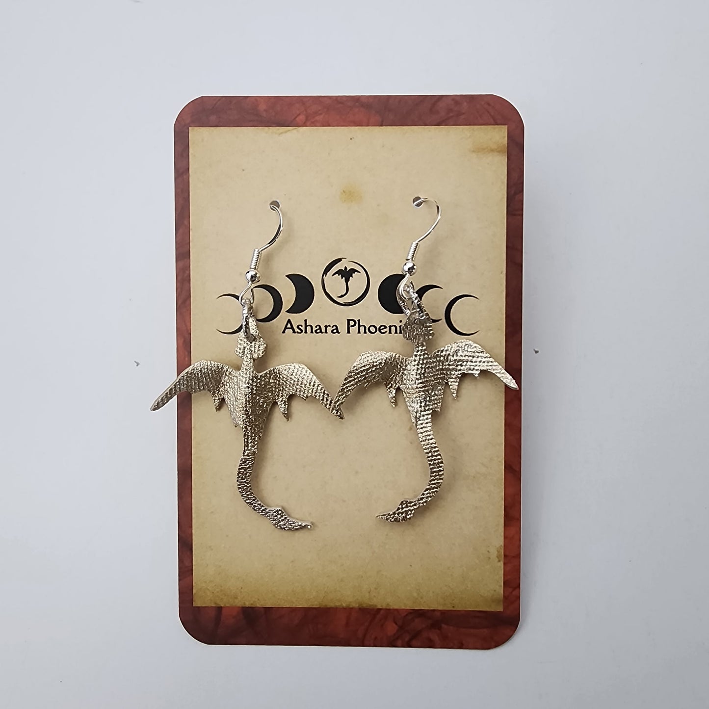 Star Fire Mini Fire Dragon Earrings