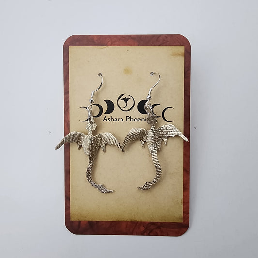 Star Fire Mini Fire Dragon Earrings