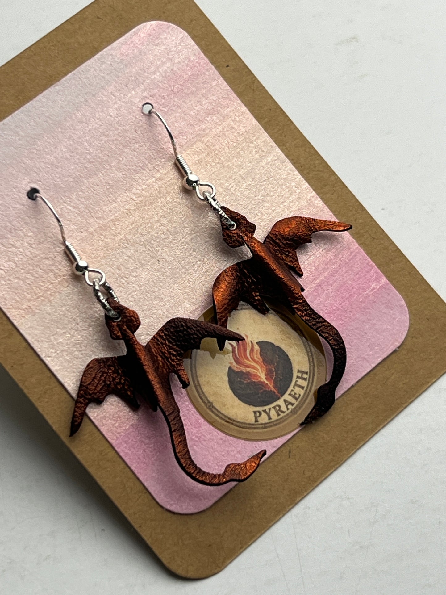 Banked Ember Mini Dragon Earrings