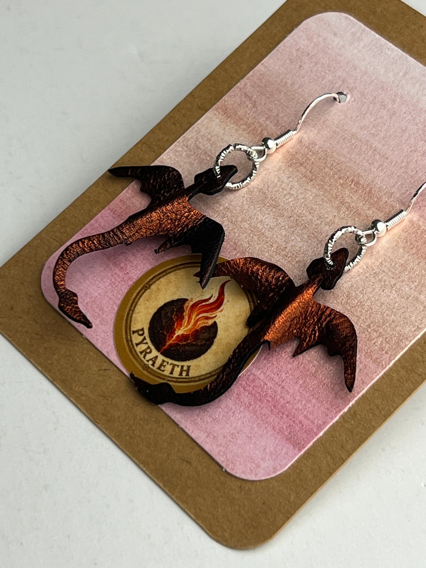 Banked Ember Mini Dragon Earrings