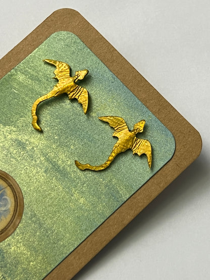 Sunwing Air Dragon Stud Earrings