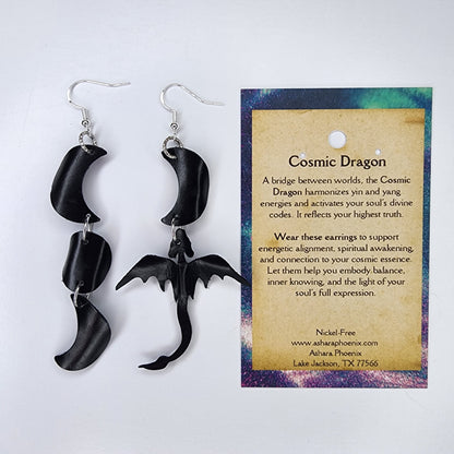 Black Hole Triple Moon And Dragon