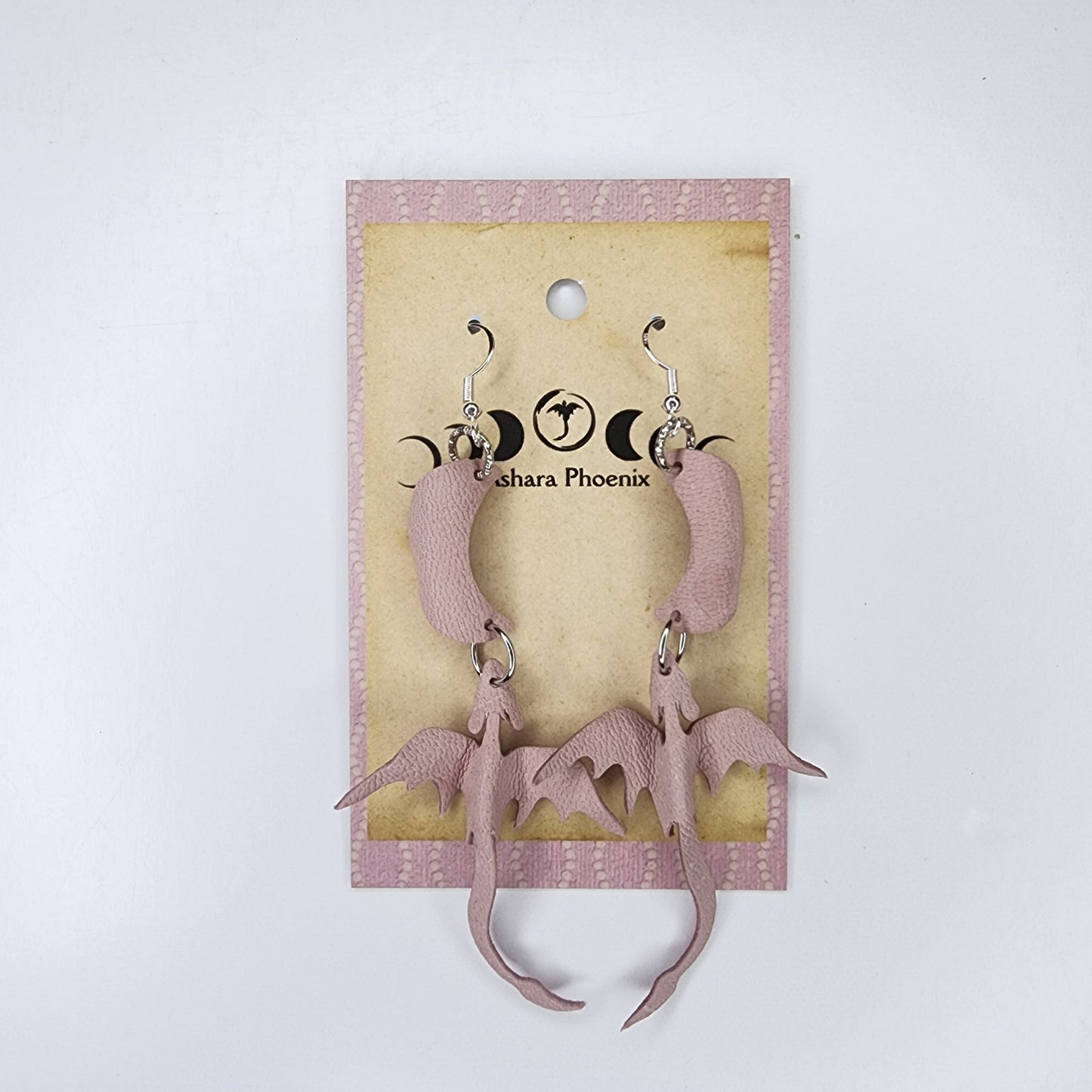 Tulip Moon And Dragon Earrings