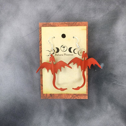 Phyre Dragon Single Earrings