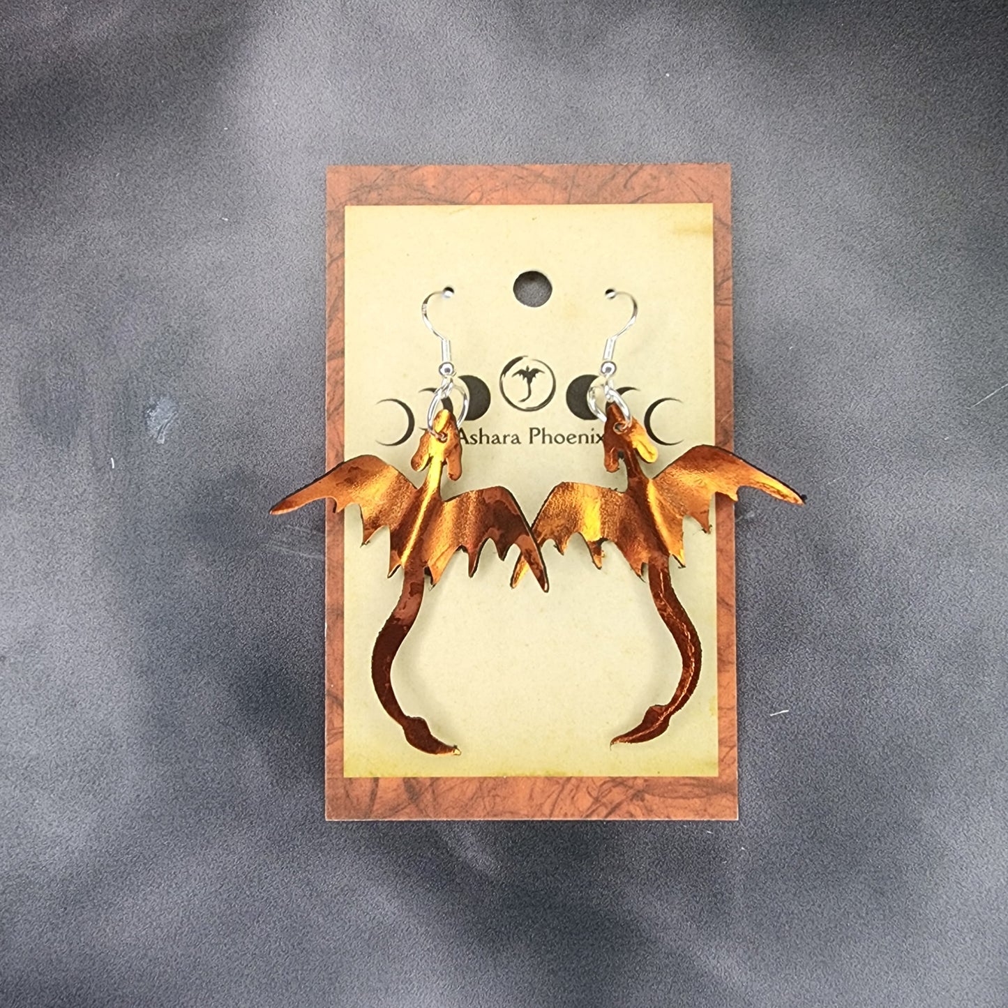 Autumn Equinox Dragon Single Earrings