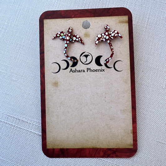Starflare Dragon Stud Earrings