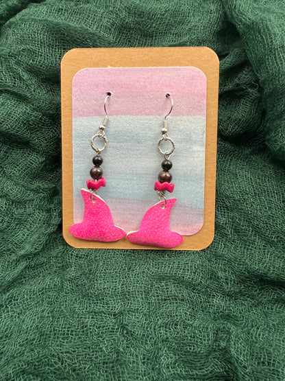 Rosefire Phoenix Hat Earrings